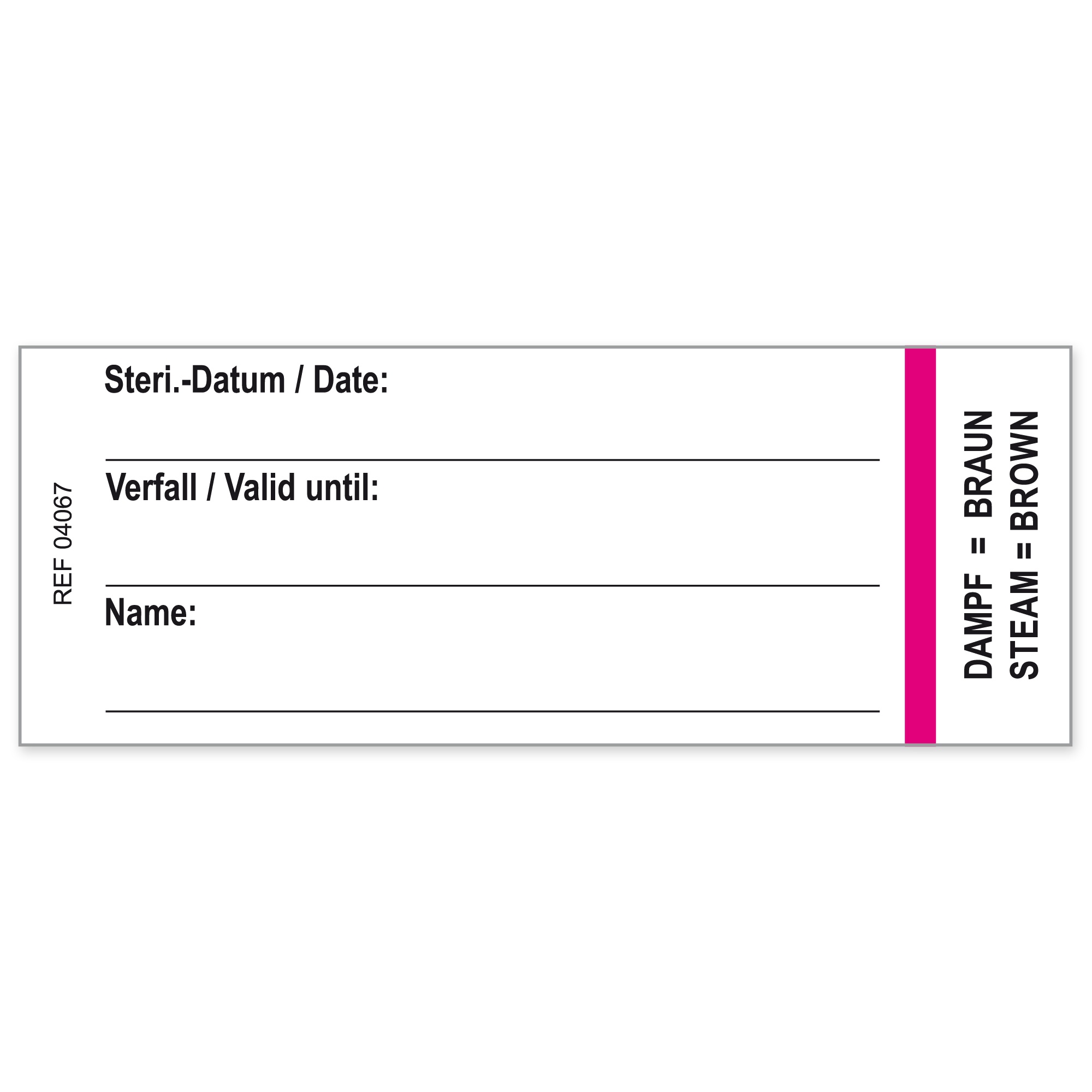 Container labels for Geuder containers Image